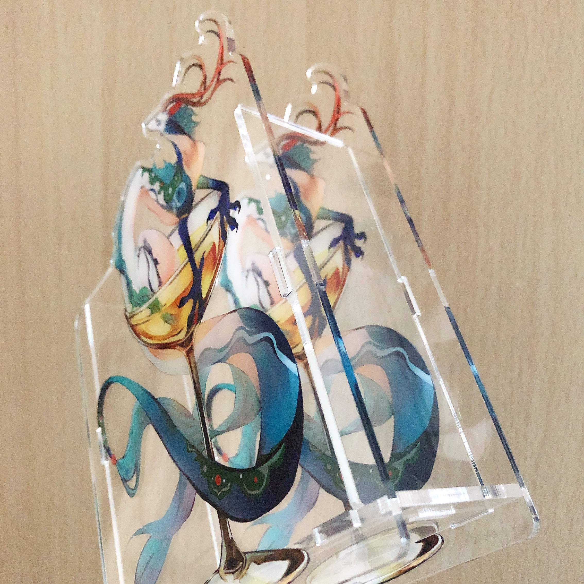 龙舌兰笔筒龙年学生桌面收纳办公室收纳盒透明亚克力国风创意礼物,淘宝优惠券,粉丝福利购,淘宝优惠卷