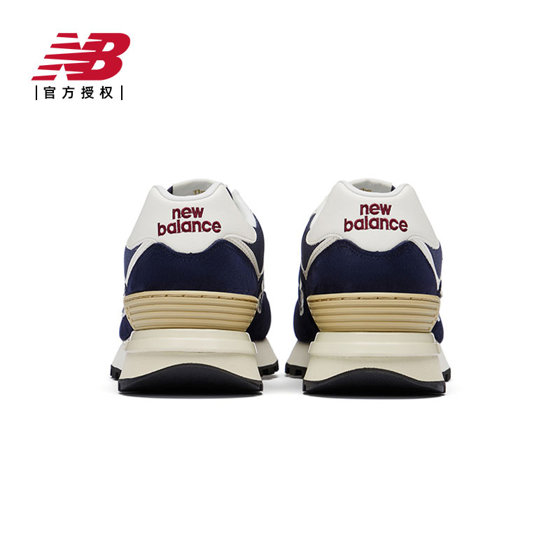 New Balance NB官方正品男女情侣复古藏青色休闲运动鞋U574LGBB - 图1