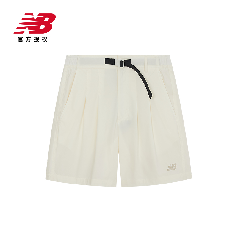 New Balance NB官方24新款女舒适简约百搭休闲运动短裤AWS42305 - 图0