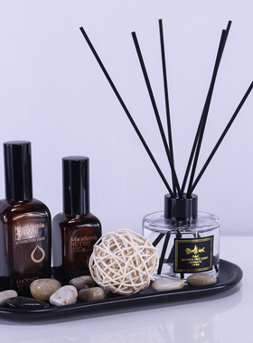 样板间装饰品摆件香薰蜡烛托盘