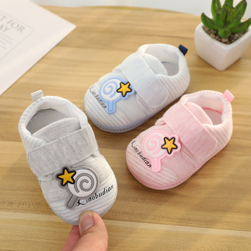 婴儿鞋3-12个月到1岁学步鞋春秋款单鞋加厚男女宝宝软底鞋子新生