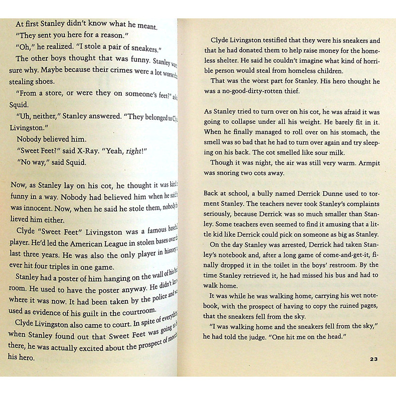 现货进口英文原版图书别有洞天 Holes路易斯·萨奇尔作品 Louis Sachar纽伯瑞金奖少年儿童小说青少年课外阅读书籍 11-14岁_虎窝淘