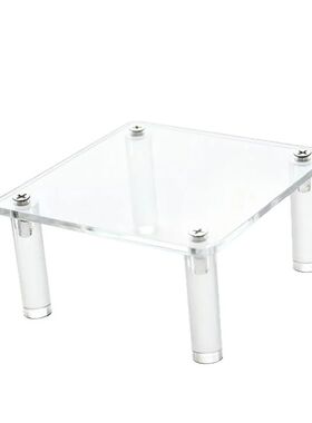 3Pcs Transparent Square Acrylic Display Rack Small Risers St