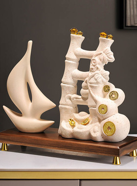 创意一帆风顺装饰摆件