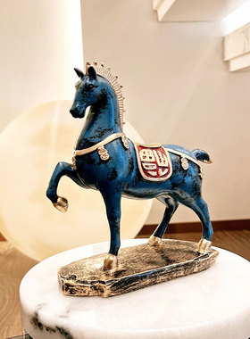 轻奢马装饰摆件新居礼品