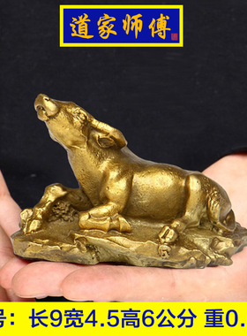 道家师傅化解正北卫生间水牛摆件