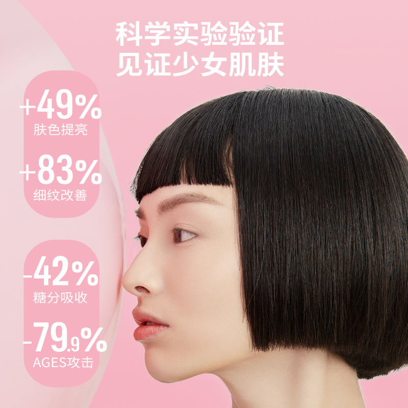 UNOMI半糖主义抗糖丸去黄淡纹控糖口服片全身内调抵御糖氧化提亮