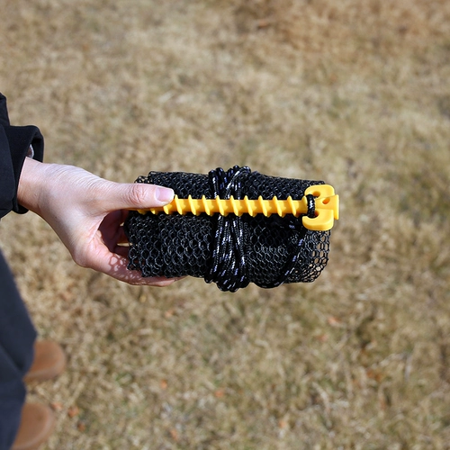 Портативное складное зерно пшеница Небольшой рыбная охрана сгущенная резиновая покрываем