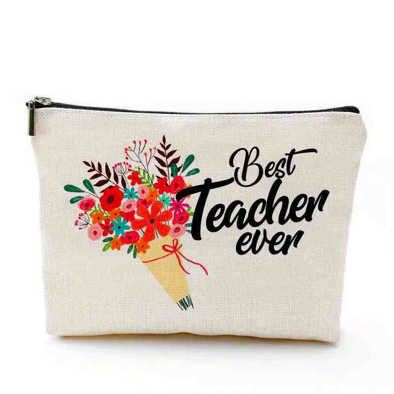 I'm a teacher Print Gift for Teacher Makeup bag Cosmetic - 图3