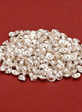 迷你合金实心小银元宝摆件