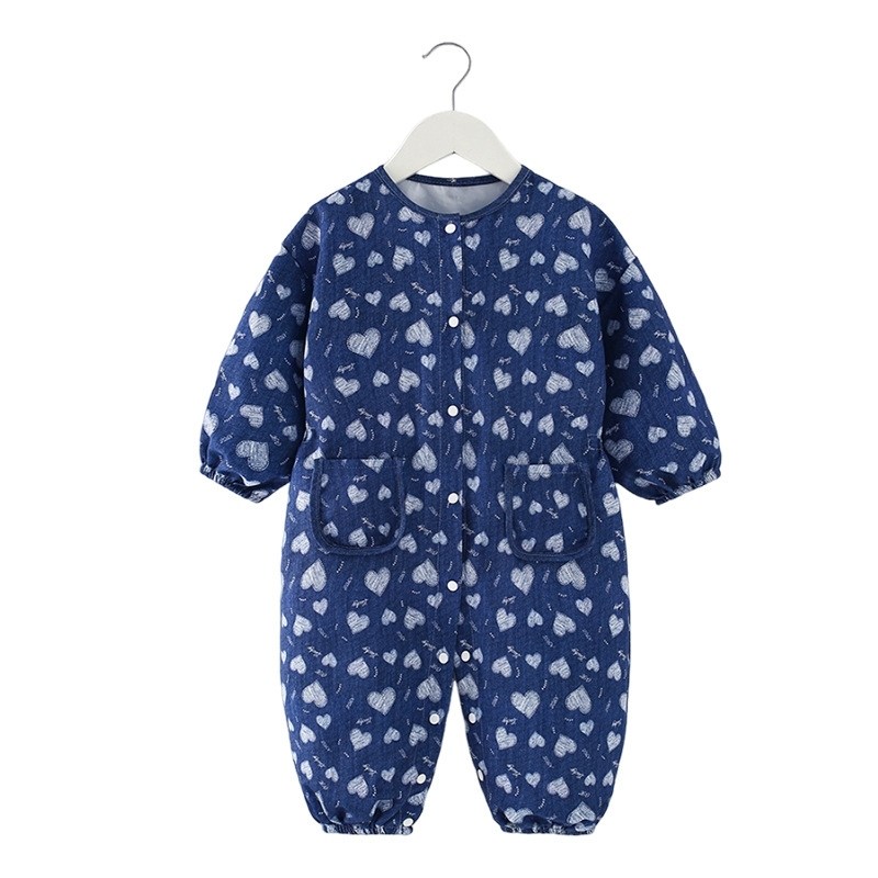 儿童连体罩衣外穿防脏爬行服宝宝护衣全身防水男女宝爬爬服秋冬,淘宝优惠券,粉丝福利购,淘宝优惠卷