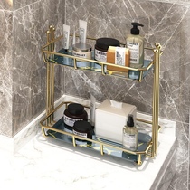 Upscale Makeup W Pint Shelf Golden Bathroom Wash Table Containing Net Red Toilet Triangle Double Layer Free