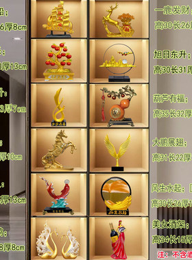 乔迁新居电视柜酒柜装饰摆件高档轻奢现代家居招财客厅玄关餐边柜