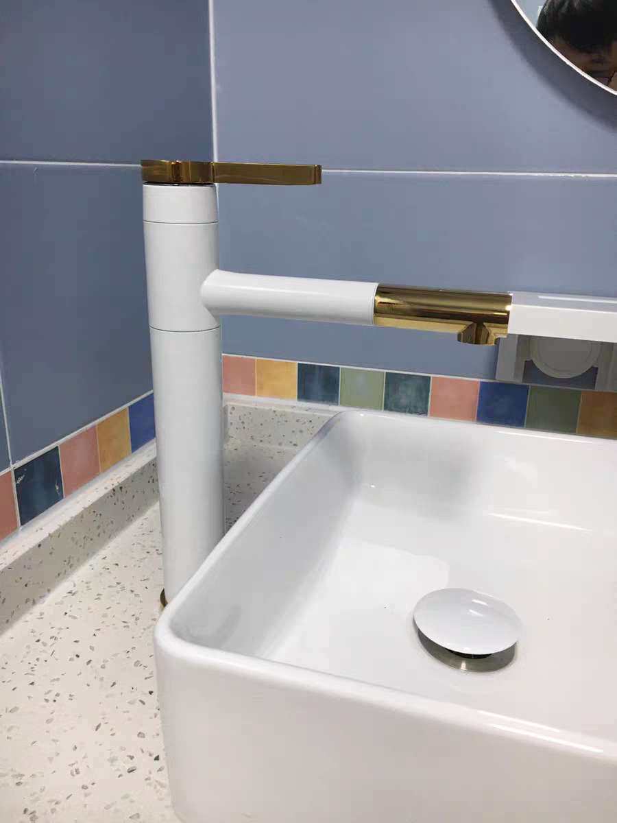 侧边下水台上盆洗衣机侧下水洗手盆阳台洗脸盆卫生间长方形洗手池