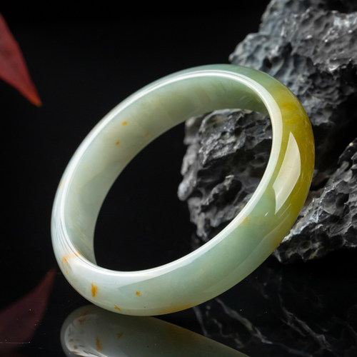 九九曼德勒海外代购女款妈妈款缅甸天然翡翠手镯翡翠饰品直播中 - 图1