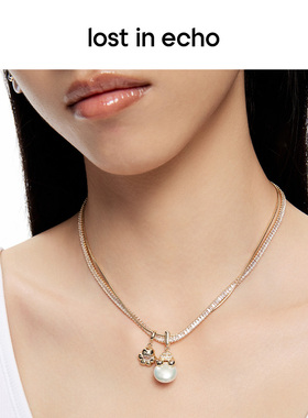 lostinecho珍珠chocker项链女