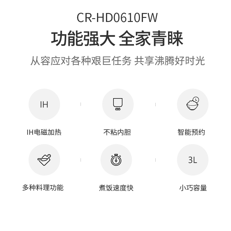 CUCKOO福库电饭煲IH家用多功能小型电饭锅3到4人官方旗舰店正品