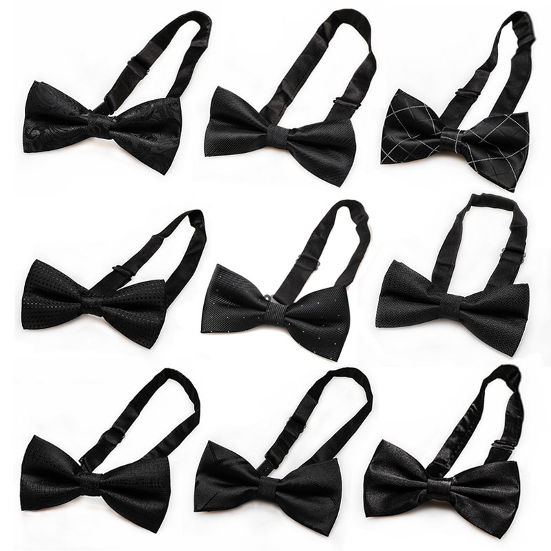 男士领结伴郎新郎婚礼结婚黑色条纹纯色衬衫英伦韩版蝴蝶结女,淘宝优惠券,粉丝福利购,淘宝优惠卷