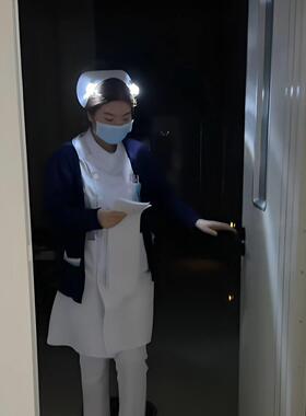 护士夜间查房神器！发光电灯泡发夹刘海夹子医院夜班随身照明发卡