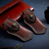 Кожаный чехол, система хранения, складной нож, воловья кожа