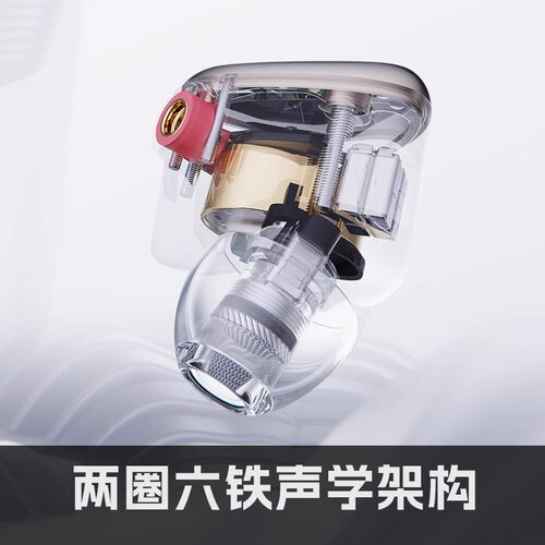 FiiO/飞傲 旗舰FH19纯钛两圈六铁八单元圈铁耳机HIFI发烧耳塞FH9 - 图2