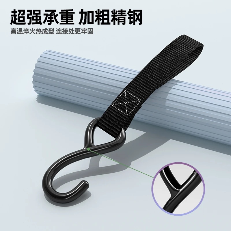 新款电动车挂钩实心钢摩托车自行车通用前置头盔专用外卖推车挂钩 - 图2