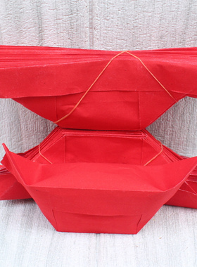 速发红福元宝成品元宝烧纸家用纸品折工手叠