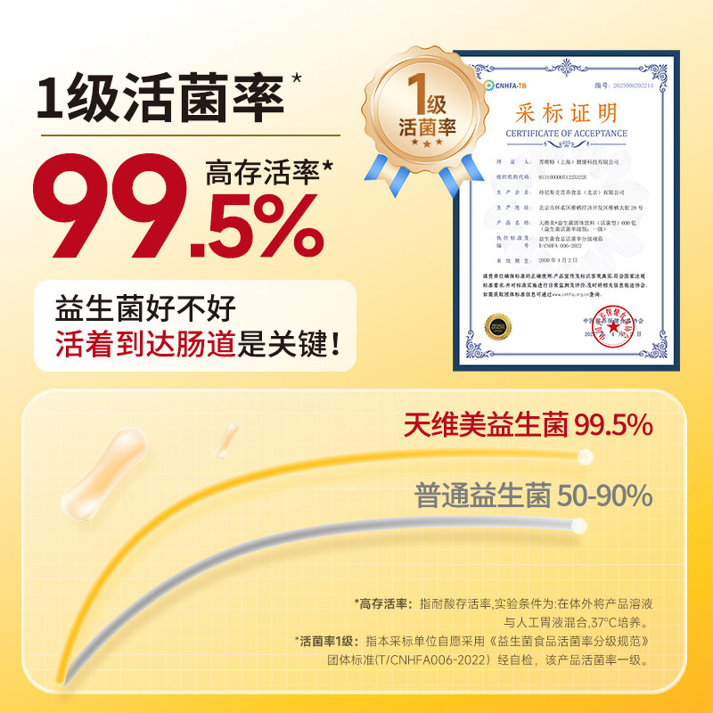 NatureMade天维美600亿益生菌益生元成人大包装大人肠胃30条