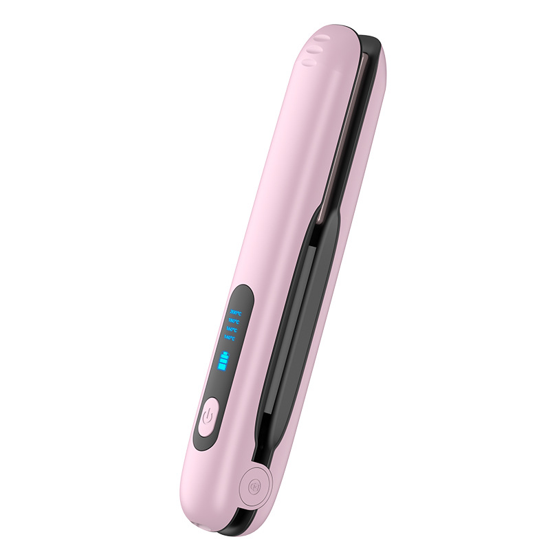 usb充电无线直发器直卷两用卷发棒便携直板夹板hair straightener - 图3