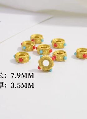 尼泊尔镶嵌系列古法哑金