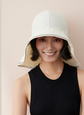 贝茵芬女渔夫帽外出护脖防紫外线