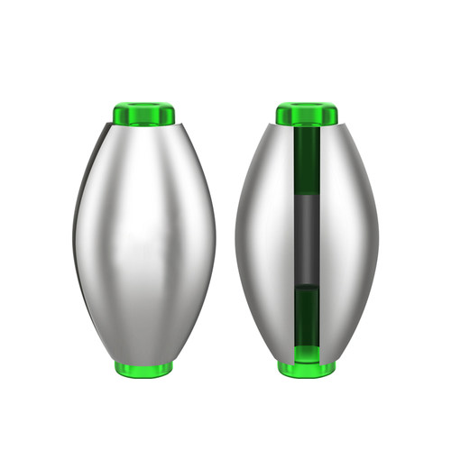 橄榄日式开口铅坠筏钓跑铅通心坠路亚空心坠套装逗钓远投钓鱼配件 - 图3