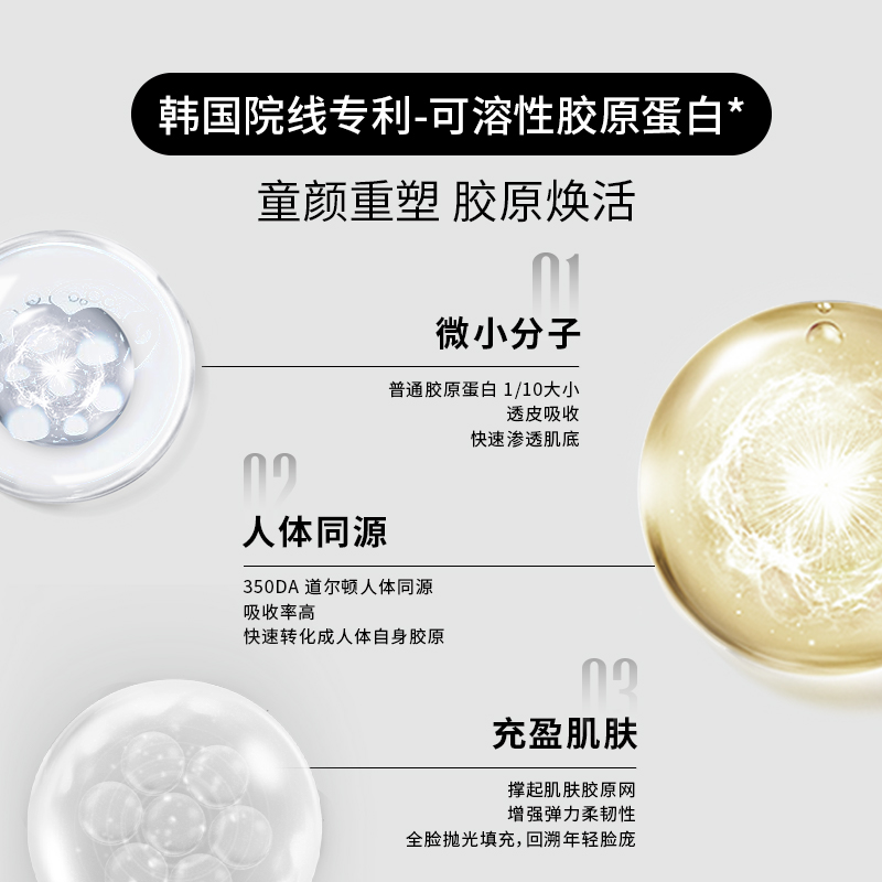 Sudee素玳 胶原蛋白水乳面霜3件套补水抗初老干皮敏感肌护肤组合