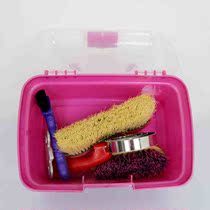 New horse room care kit horse cleaning kit horse room toolbox brushed horse wash horse toolbox convenient for real