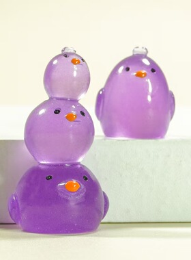 微景观摆件卡通可爱搞怪鸡小鸡