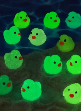 浴室小鸭子挂件苔藓微景观装饰