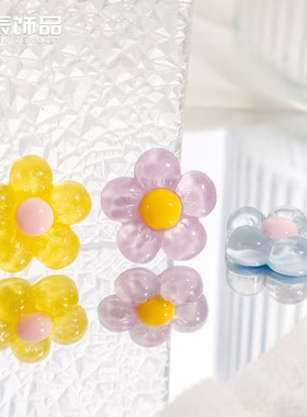 彩色仿真小花朵树脂装饰品摆件