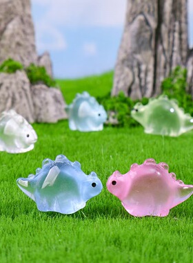 呆萌小恐龙公仔苔藓园艺装饰品