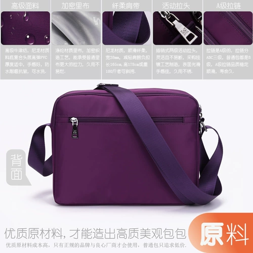 Сумка через плечо, нейлоновый шоппер, водонепроницаемый ремешок для сумки, ноутбук, ткань оксфорд