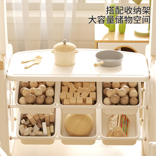 feelkids婴儿防护栏宝宝游戏围栏儿童地上爬行垫小孩客厅室内家用