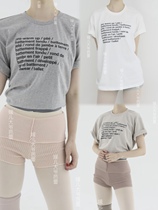 (Spot Seconds) Korea lalawi Ballet Class ballet terminology Dance pure cotton loose T-shirt