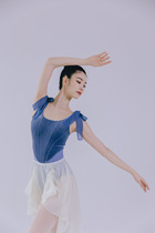 (After sale no supplements) Korean ode on tutu butterfly knot shoulder strap lace velvet splicing Body Petal Skirt