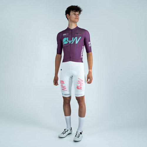 SYN Pro Team男女夏季公路车自行车速干衣高弹透气专业骑行服短袖 - 图3