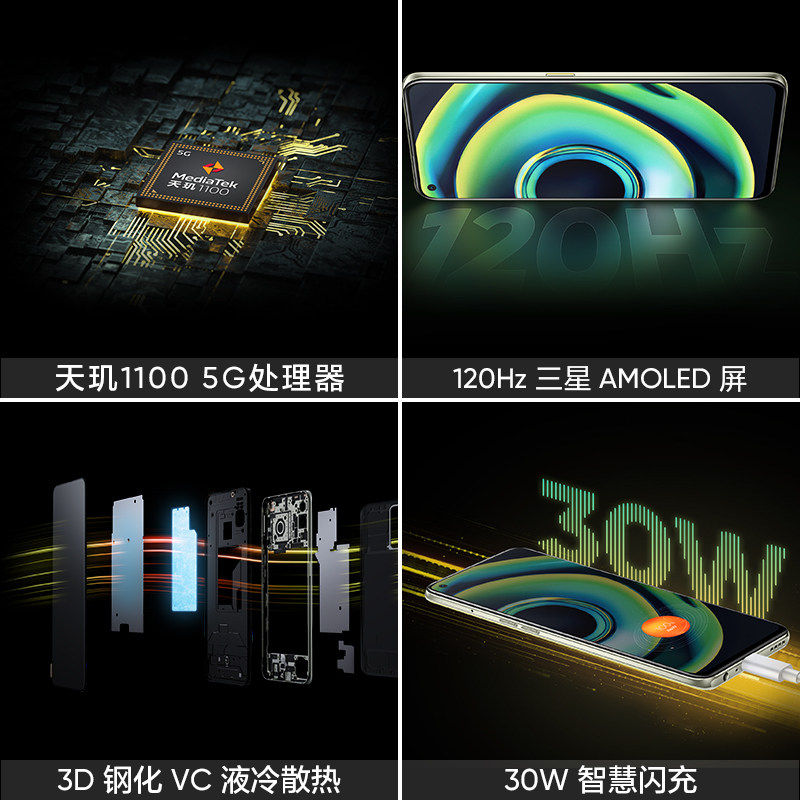 realme真我q3 pro q3系列oppo手机 realme本分手机