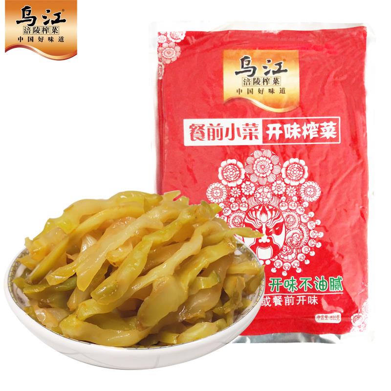 涪陵乌江榨菜餐饮商用实惠大包装800g开味清淡下饭咸菜餐前小菜 - 图0