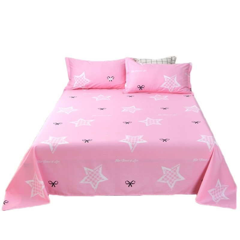 100%纯棉床单单件全棉斜纹大学生宿舍1.5米1.8m2双人单人2025新款,淘宝优惠券,粉丝福利购,淘宝优惠卷