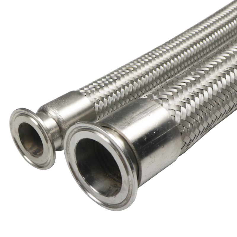 304不锈钢快装软管卫生快装卡盘金属波纹管卡箍波纹抱箍编织软管 - 图3