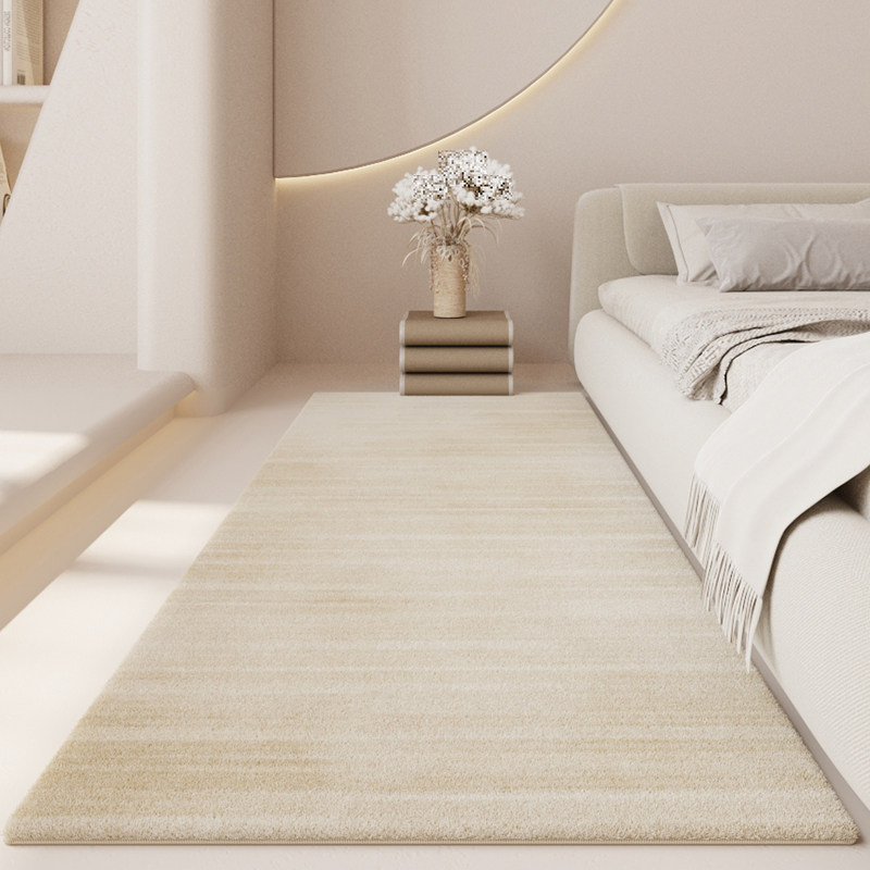 冬天床边毯卧室地毯奶油风主卧暖色系高级感地垫侘寂风客厅沙发毯,淘宝优惠券,粉丝福利购,淘宝优惠卷