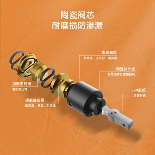 上杉枪灰色白色抽拉面盆龙头可升降旋转伸缩可洗头冷热黑银金家用 - 图3