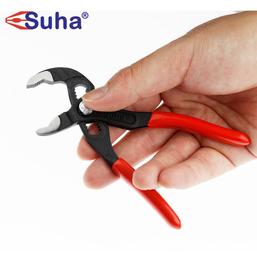 SUHA 水泵钳 5寸 多功能 可调节 按钮款迷你水管钳 随身EDC小扳手 - 图3